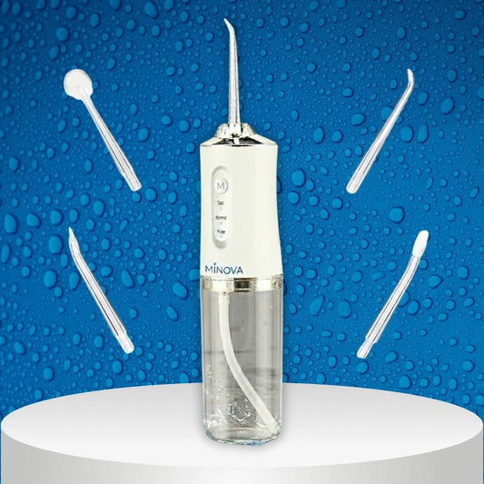 MINOVA Hydro-Clean™ - סילון מים נטען עוצמתי לניקוי עמוק ("חוט דנטלי חשמלי")